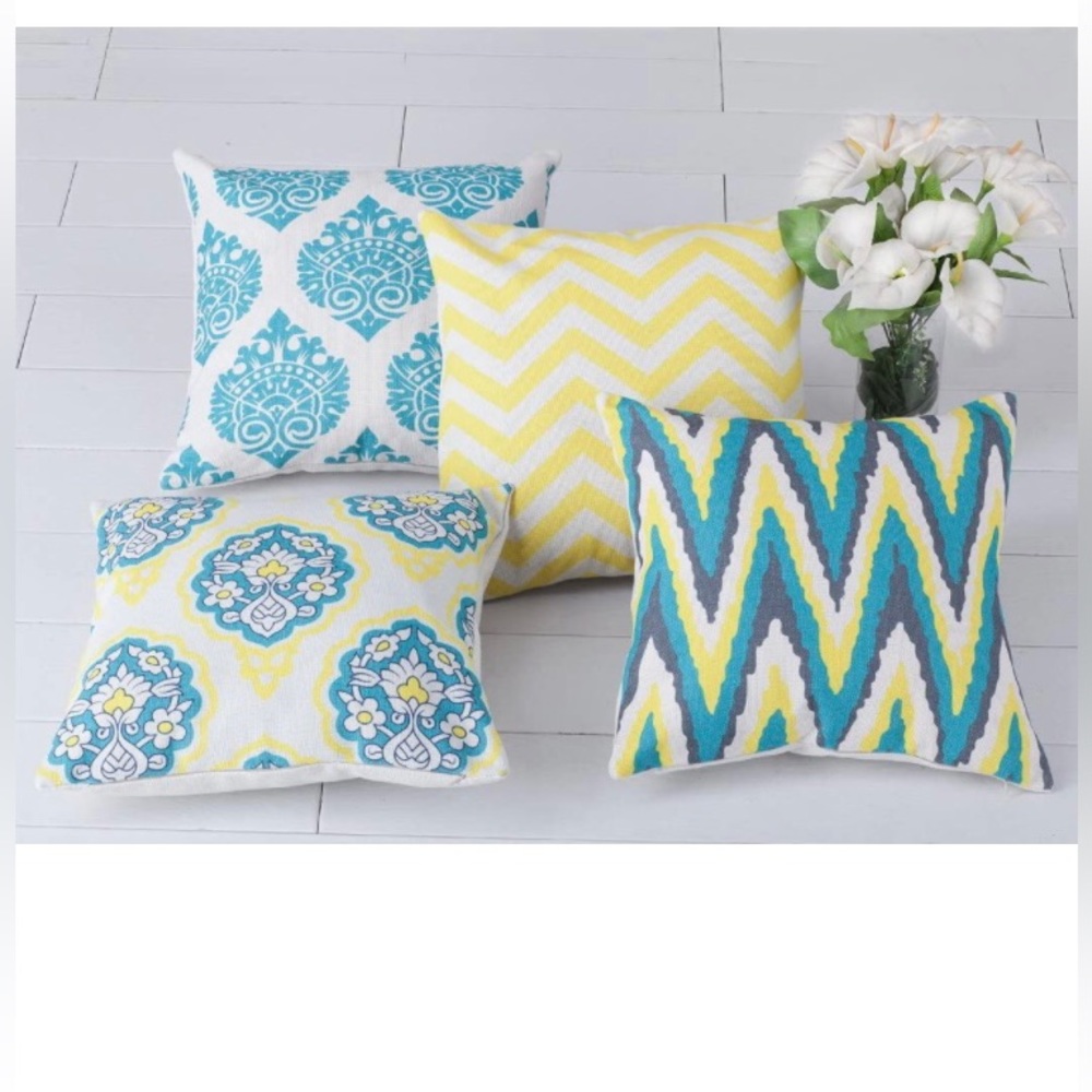 Throw Pillow Cover- Set of 4